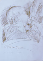 Jessica 01, Portrait, Pastell